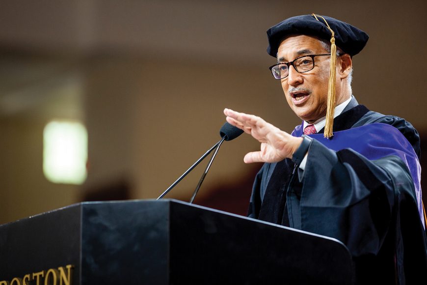 Rep. Scott Delievers 2019 Commencement Address to BC Law Graduates