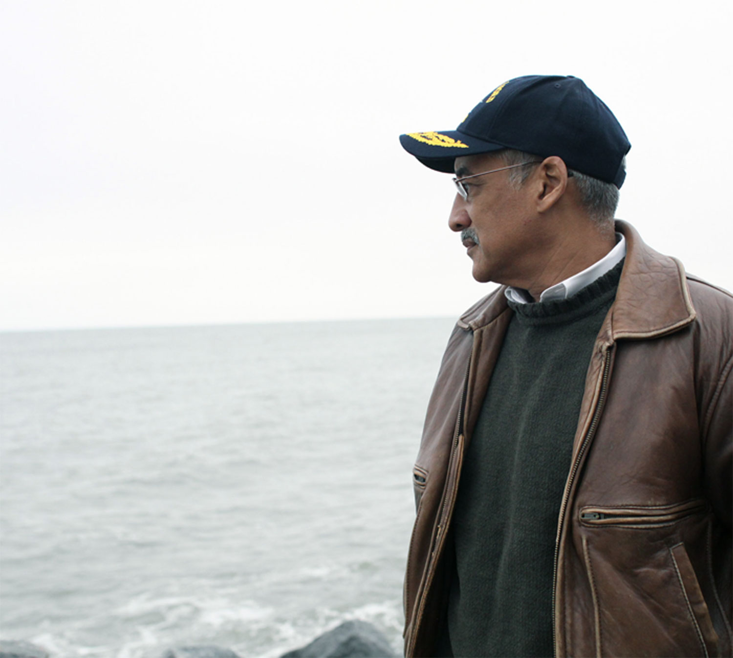 Scott looks over the Chesapeake Bay