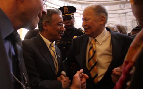 Scott with former Sen. Edward Brooke